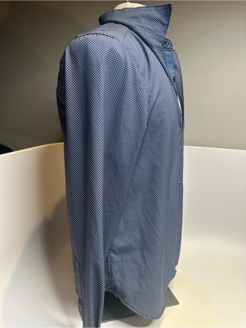 Con.struct Micro-Pattern Button-Down Shirt - Picture 2 of 5